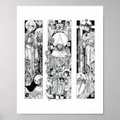 Bernard of Clairvaux Print Poster (Vorne)