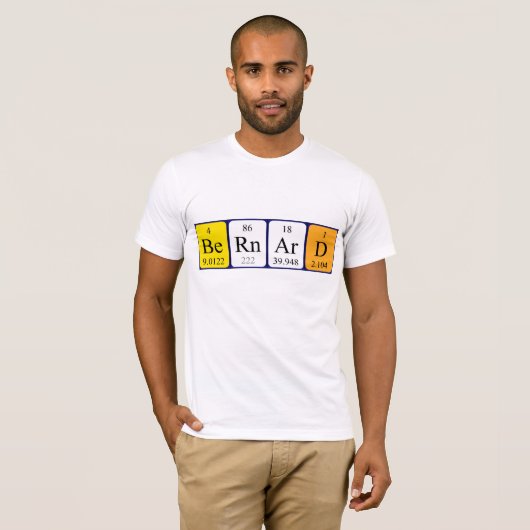 Bernard Periodenname Shirt (Vorne ganz)