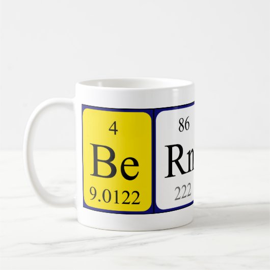 Bernard Periodenname Tasse (Links)