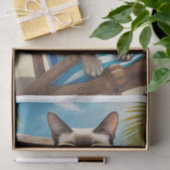 Bernard Surf & Sand, Beachy Siamese Cat Seidenpapier (Geschenk)
