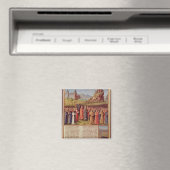 Bernard von Clairvaux predigen den zweiten Kreuzzu Magnet (In Situ (Geschirrspüler))