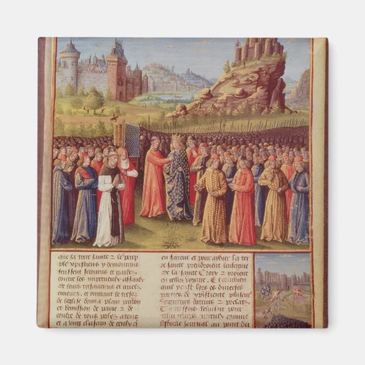 Bernard von Clairvaux predigen den zweiten Kreuzzu Magnet (Vorne)