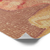 Bernard von Clairvaux von Crypt St. Peter Poster (Ecke)