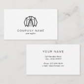 Bernardine Dog und Buch Visitenkarte (Vorne/Hinten)