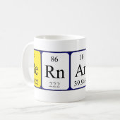 Bernardo Periodenname Tasse (Vorderseite Links)