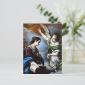 Bernardo Strozzi Die Ankündigung Postkarte (Stehend Vorderseite)