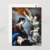 Bernardo Strozzi Die Ankündigung Postkarte (Vorne/Hinten)