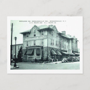 Bernards Inn, Bernardsville NJ Vintage Postkarte