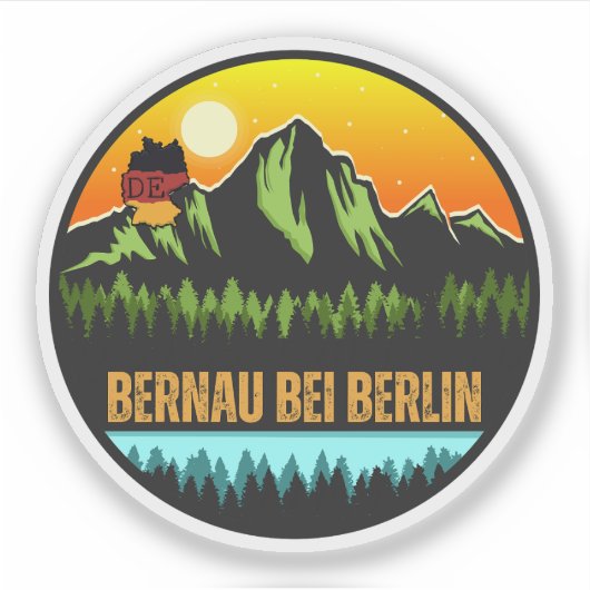 Bernau bei Berlin, Deutschland Aufkleber (Vorderseite)