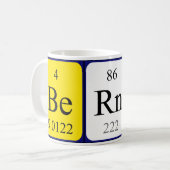 Bernd Periodenname Tasse (Vorderseite Links)