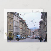 Berne Altstadt - Haupteinkaufsstraße Postkarte (Vorne/Hinten)
