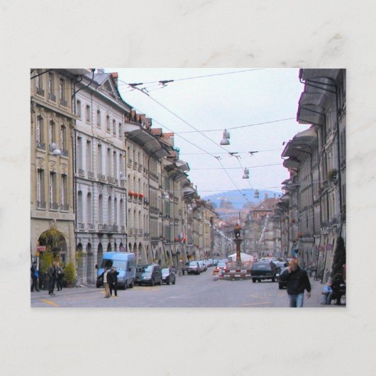 Berne Altstadt - Haupteinkaufsstraße Postkarte (Vorderseite)