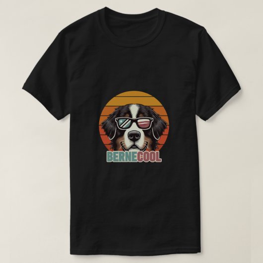 Bernecool - Chill Vibes mit Bernese Flair Unisex T-Shirt (Design vorne)