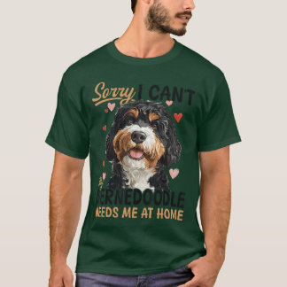 Bernedle-Hunderasse Tut mir leid, ich kann nicht, T-Shirt