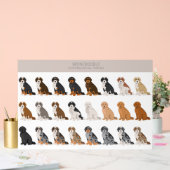 Bernedoodle Acrylzeichen Acrylschild (Hochzeit)