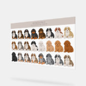 Bernedoodle Acrylzeichen Acrylschild (Winkel)