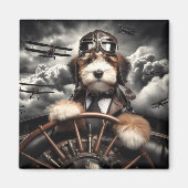 Bernedoodle Aviator Magnet (Vorne)