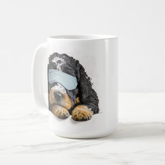 Bernedoodle Bernese Goldendoodle Labradoodle Gesch Kaffeetasse (Vorderseite Links)