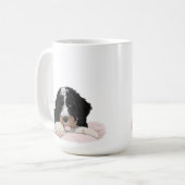 Bernedoodle Bernese Mama Kaffee Teegeschenk Kaffeetasse (Vorderseite Links)