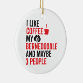 Bernedoodle Besitzer Doodle Doodle Doodle Lover Ka Keramik Ornament (Rechts)