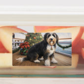Bernedoodle Christmas Cruise: Feierabend Etiketten (Befestigt)