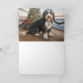 Bernedoodle Christmas Cruise: Feierabend Karte (Innenseite)