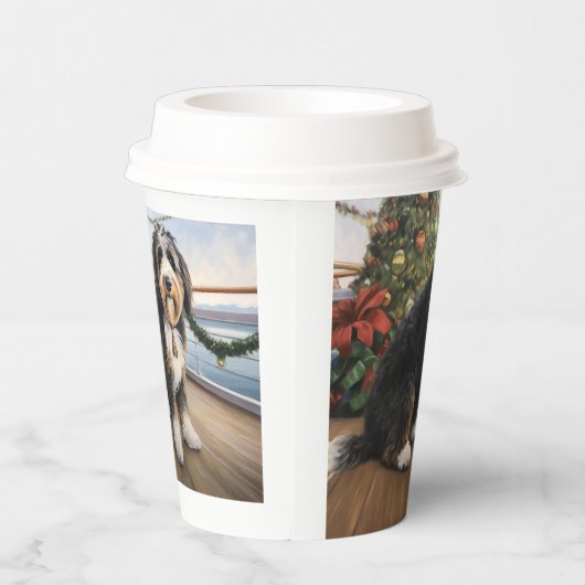 Bernedoodle Christmas Cruise: Feierabend Pappbecher (Rechts)