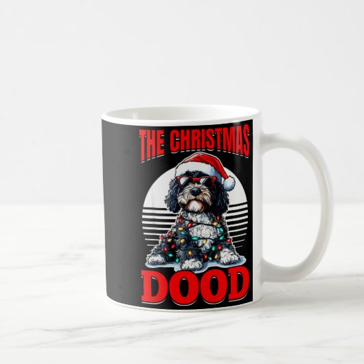 Bernedoodle Christmas Dog Breed The Christmas Dood Kaffeetasse (Rechts)