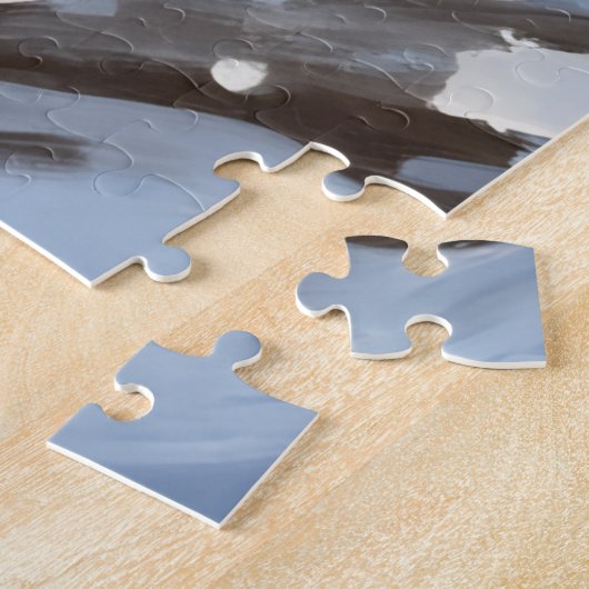 Bernedoodle Christmas Red Truck Holiday Puzzle (Seite)