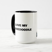 Bernedoodle Coffe Tasse (Vorderseite Links)