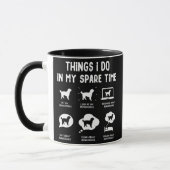 Bernedoodle Dinge spare Time Funny Dog Mama Tasse (Links)