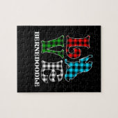 Bernedoodle Dog Lover Puzzle (Horizontal)