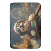 Bernedoodle Dog Roller Untersetzer Weihnachten Badematte (Vorderseite Vertikal)