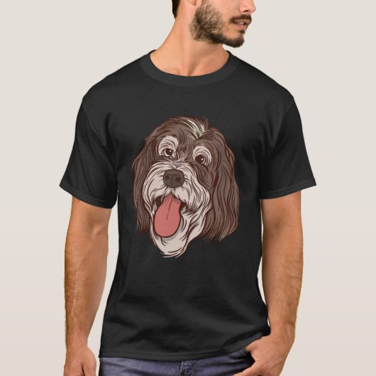 Bernedoodle Dog T-Shirt (Vorderseite)