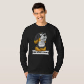 Bernedoodle Dog With Sunglasses Stubborn T-Shirt (Vorne ganz)