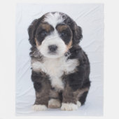 Bernedoodle Fleece-Decke Fleecedecke (Vorderseite)