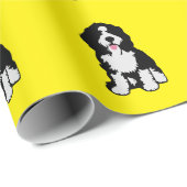 Bernedoodle Geschenkpapier (Rolleneckpunkt)