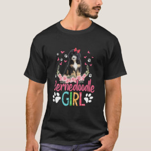 Bernedoodle Girl Funny Niedlich Bernedoodle Dog Bl T-Shirt