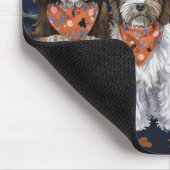 Bernedoodle Halloween Spooky Mousepad (Ecke)