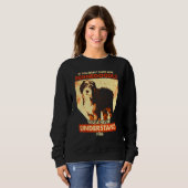 Bernedoodle Hund  Bernedoodle 2 Sweatshirt (Vorne ganz)