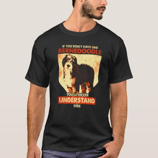 Bernedoodle Hund  Bernedoodle  4 T-Shirt (Vorderseite)