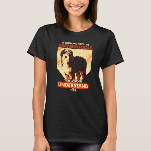 Bernedoodle Hund Bernedoodle 4 T-Shirt (Vorderseite)