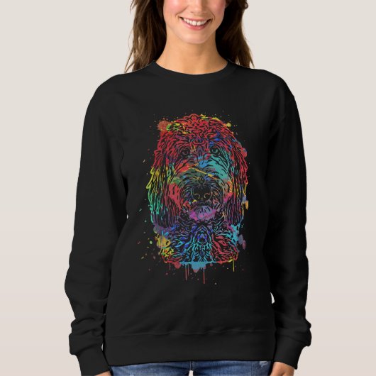 Bernedoodle Hund Bernedoodle Sweatshirt (Vorderseite)