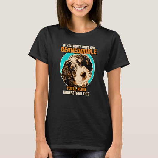 Bernedoodle Hund Bernedoodle T-Shirt (Vorderseite)