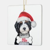 Bernedoodle Hund Ornament (Links)