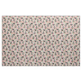 Bernedoodle Hund Vintage Blumencreme Stoff (Fat Quarter (45,7 x 55,9 cm))