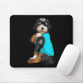 Bernedoodle I Liebe Vater Tattoo Apparel, Hund Vat Mousepad (Mit Mouse)