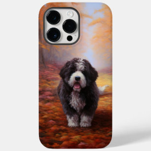 Bernedoodle im Herbstlaubfall inspiriert Case-Mate iPhone 14 Pro Max Hülle