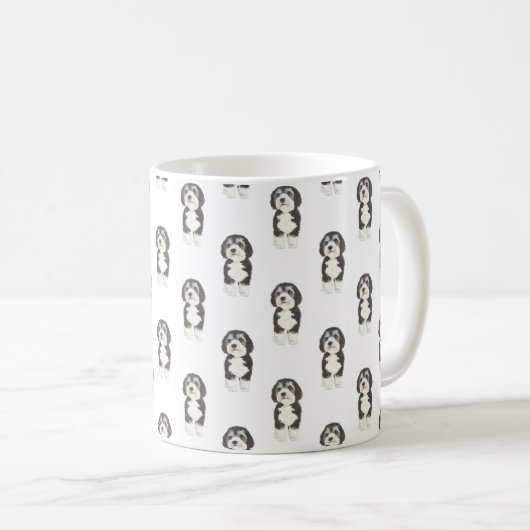 Bernedoodle Kaffeetasse (VorderseiteRechts)