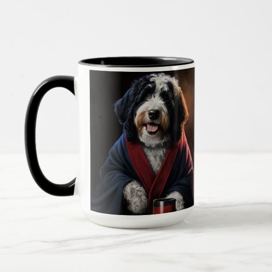 bernedoodle, labradoodle, goldendoodle Kaffeemasch Tasse (Links)